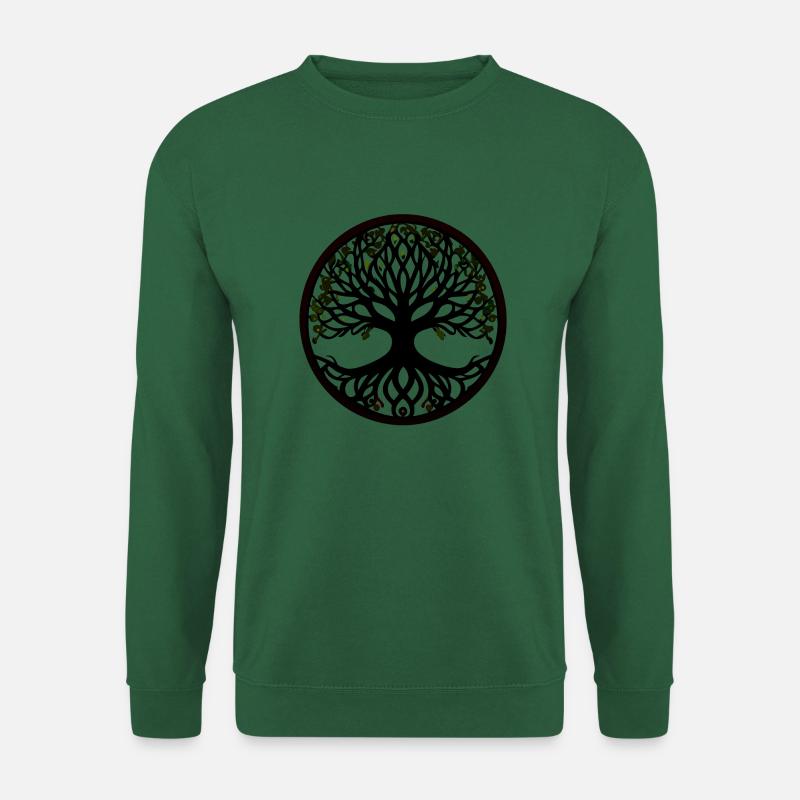 Baum des Lebens - Keltischer Stil - Unisex Pullover - Grün