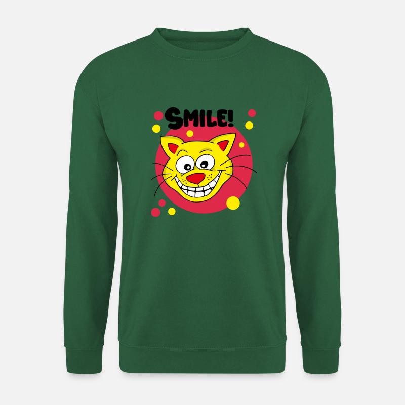Smile! - Unisex Pullover - Grün