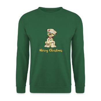 Lichterkette 1 2 - Unisex Pullover - Grün - Vorne