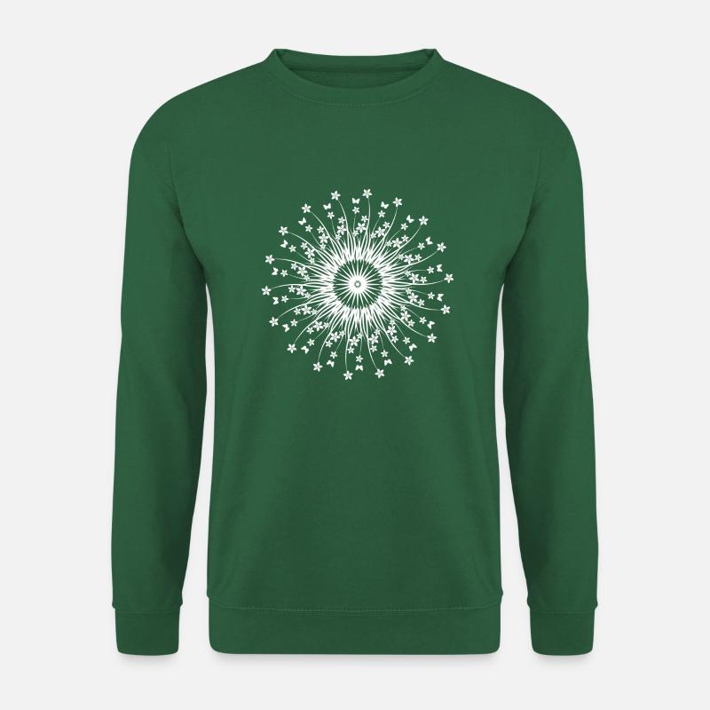 Flower Mandala - Unisex Sweatshirt - green