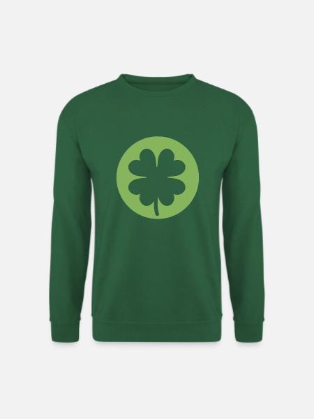 Trèfle vert pour la Saint-Patrick - Sweat-shirt Unisexe - vert foncé