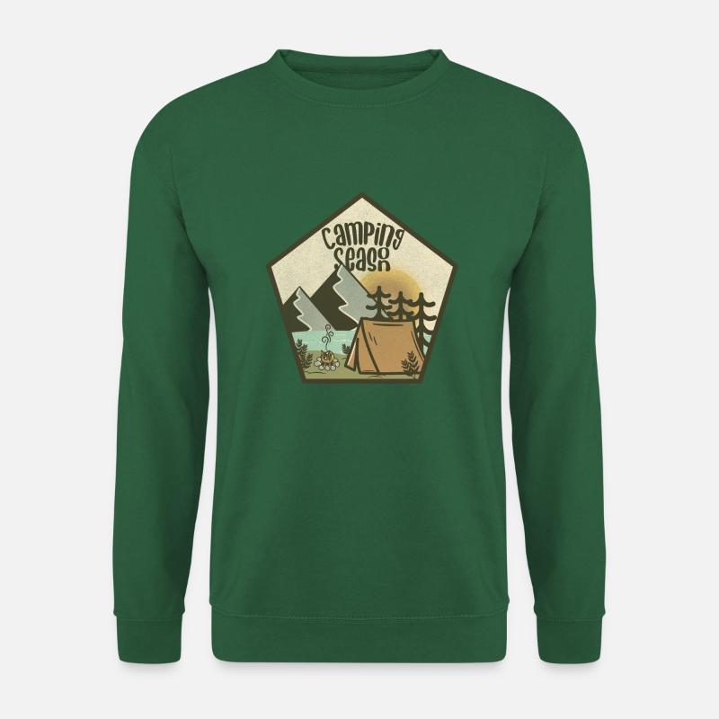 Camping Season - Unisex Pullover - Grün