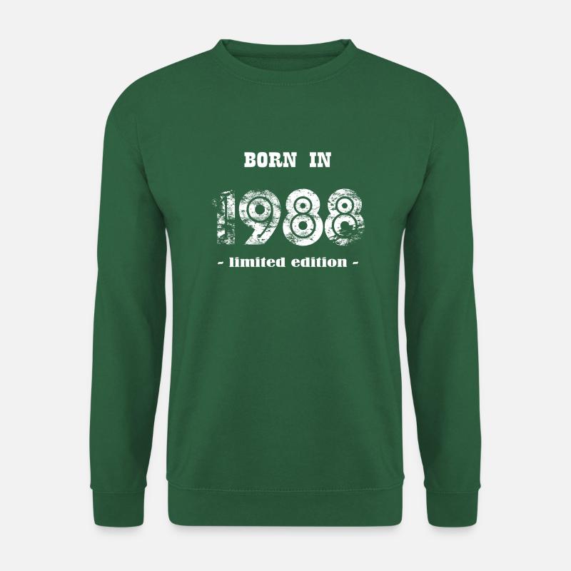 BORN IN 1988 - limited edition - Unisex Pullover - Grün