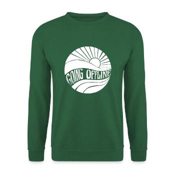 Handysucht Smartphonesucht Nomophobie Wlan Signal - Unisex Pullover - Grün - Vorne