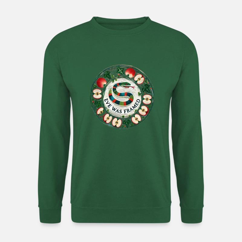 Eva wurde eingerahmt - Unisex Pullover - Grün