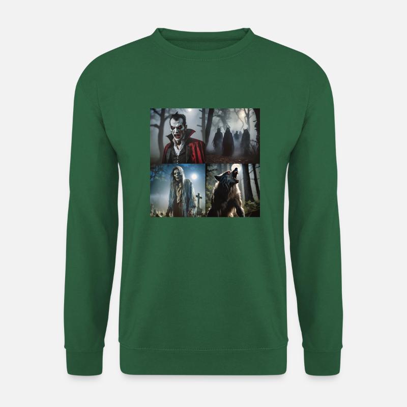 Grusel Halloween - Unisex Pullover - Grün