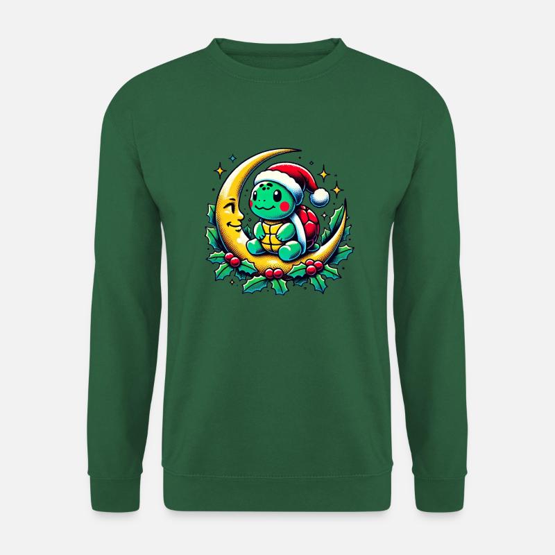 Christmas Turtle - Unisex Sweatshirt - green