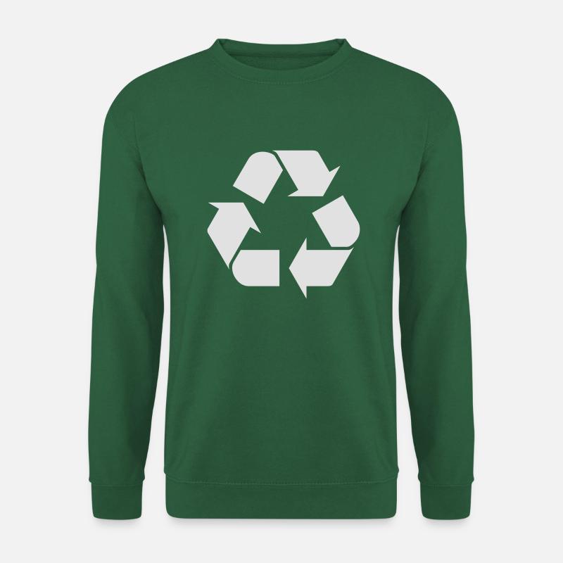 dual system, Recycling, Duales System - Unisex Pullover - Grün