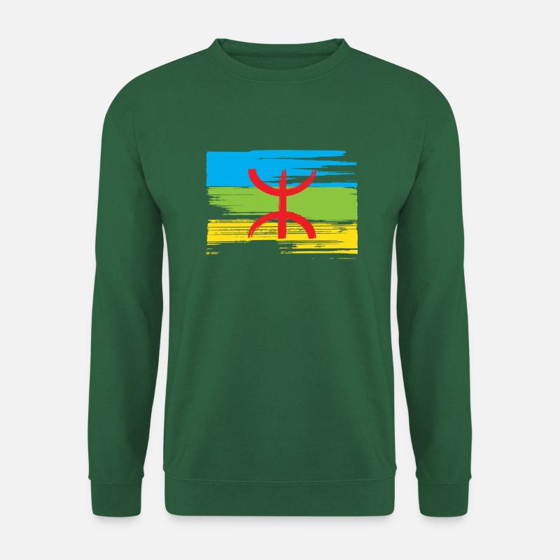 Amazigh flag (Amazigh inside) - Unisex Sweatshirt - green