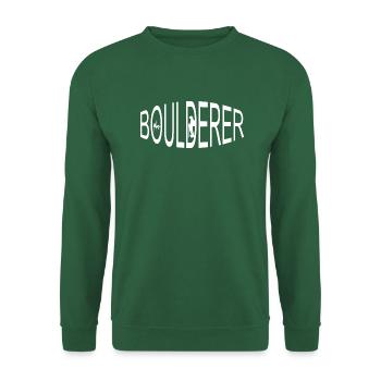 climbing - Unisex Sweatshirt - green - Front