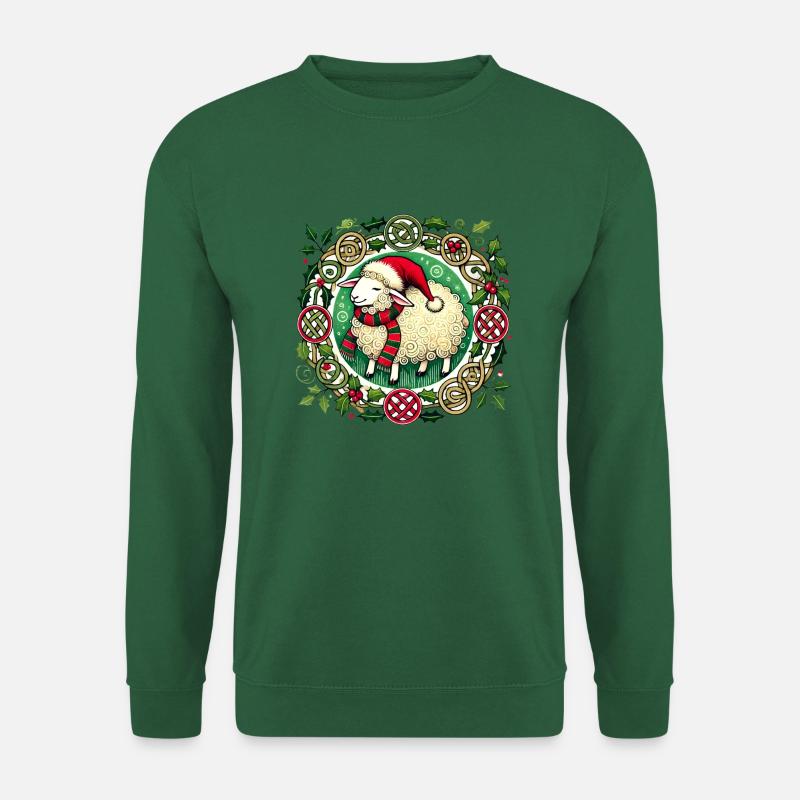 Weihnachtsschaf - Unisex Pullover - Grün