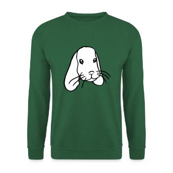 Bunny Rabbit Bunny Rodent Small Animal Cute - Unisex Sweatshirt - green - Front