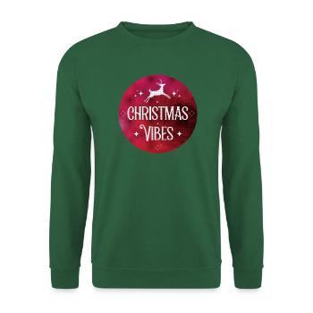 Ambiance de Noël - Sweat-shirt Unisexe - vert foncé - Devant