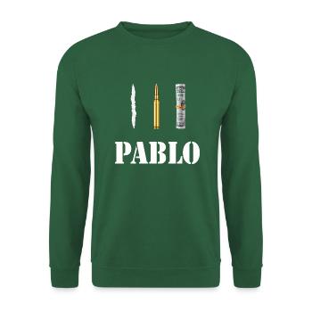 Pablo Escobar Kokain - Unisex Pullover - Grün - Vorne