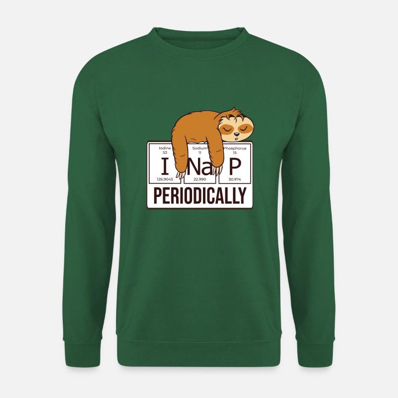 Schlafendes Faultier - I nap periodically - Unisex Pullover - Grün