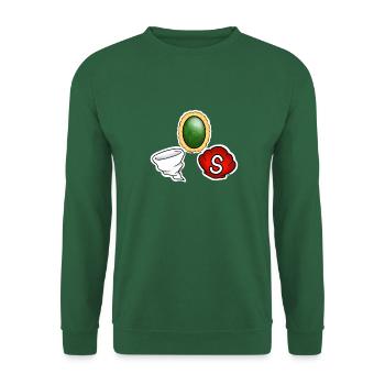 Tazz Talks | Heroes Symbols - Unisex Sweatshirt - green - Front