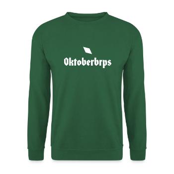 Oktoberbrpst Shirt für Bierdurst gegen Schluckauf - Unisex Pullover - Grün - Vorne