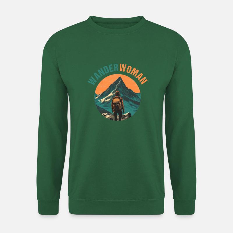 Wanderwoman - Unisex Pullover - Grün