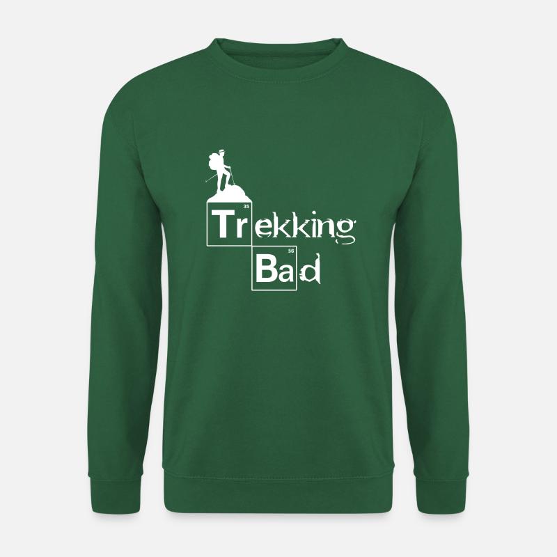 Trekking schlecht - Unisex Pullover - Grün