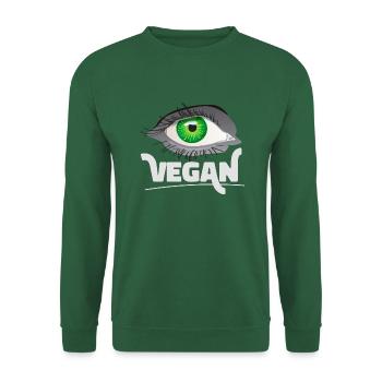Vegan day - Unisex Pullover - Grün - Vorne