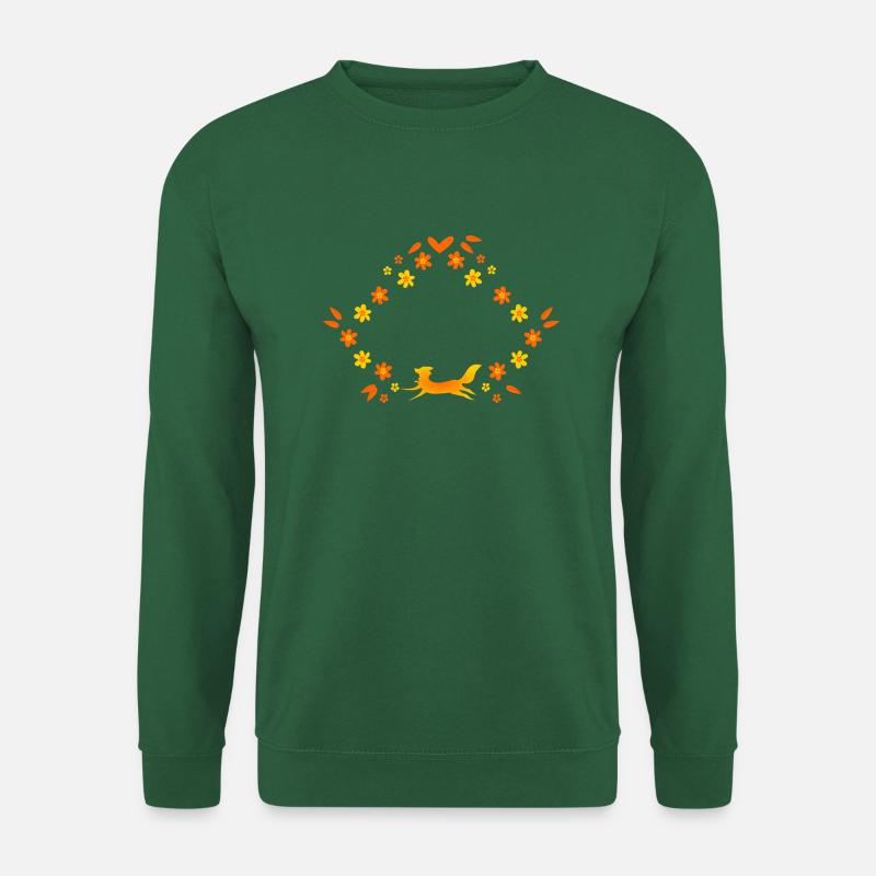 Autumn fox - Unisex Sweatshirt - green