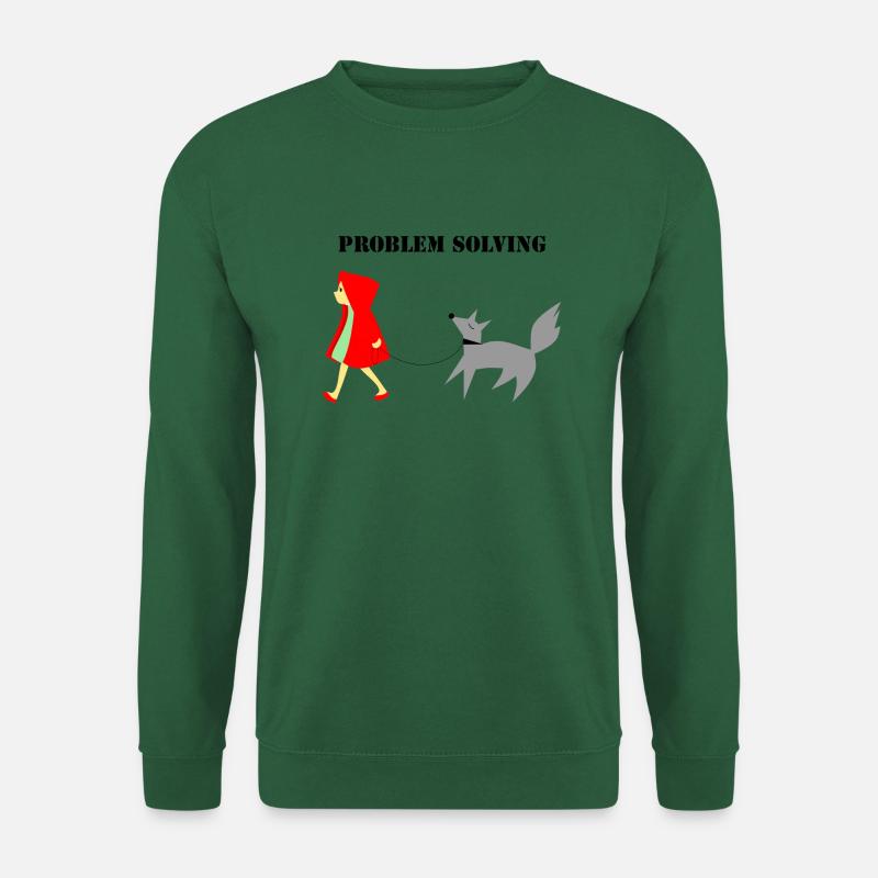 Résolution de problèmes du Petit Chaperon Rouge - Sweat-shirt Unisexe - vert foncé
