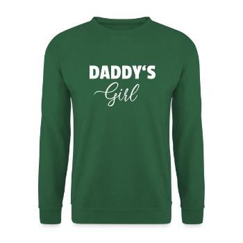 Daddy's Girl - cadeau fille à sa belle-fille - Sweat-shirt Unisexe - vert foncé - Devant