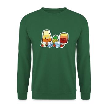 Kawaii-Eis am Stil - Unisex Pullover - Grün - Vorne