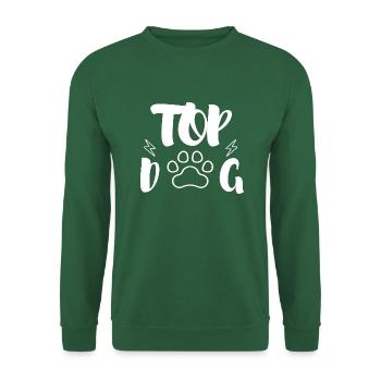 TOP DOG - Unisex Sweatshirt - green - Front