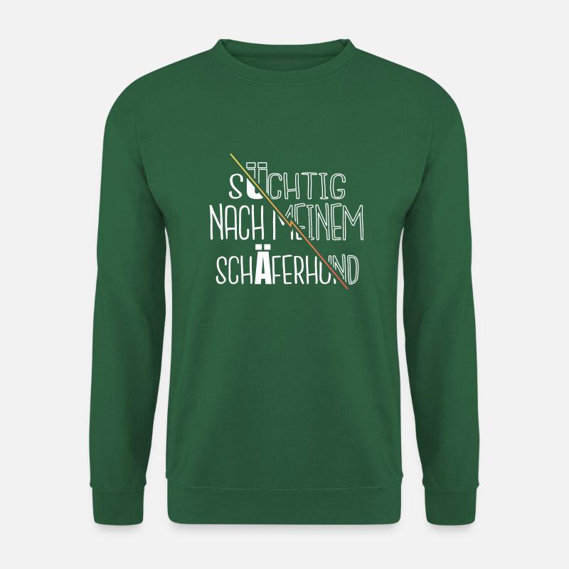 hundefreund spruch welpe windhund humor - Unisex Pullover - Grün