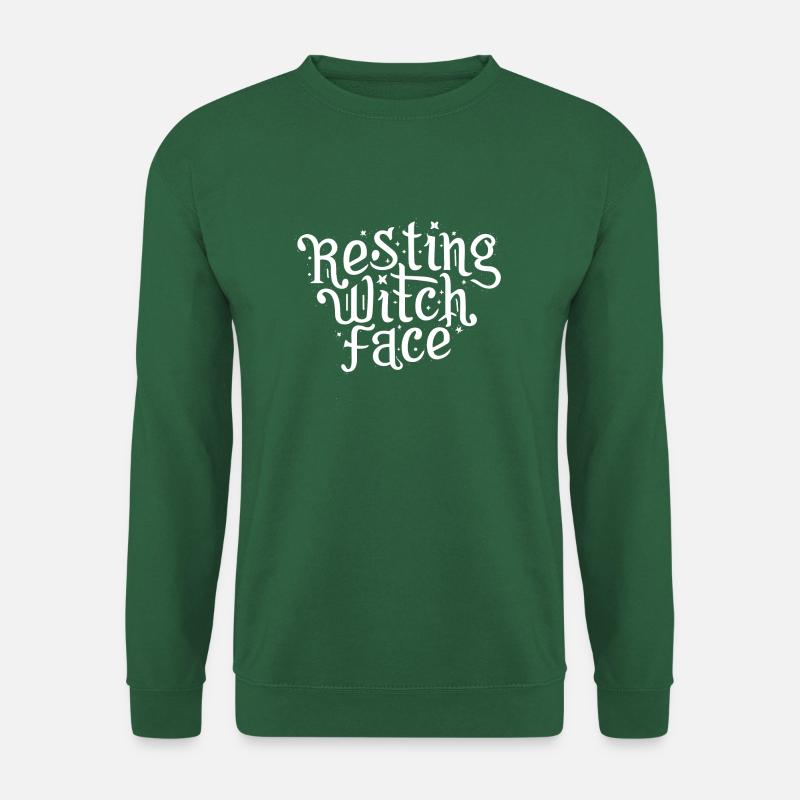 Resting Witch Face - Unisex Sweatshirt - green