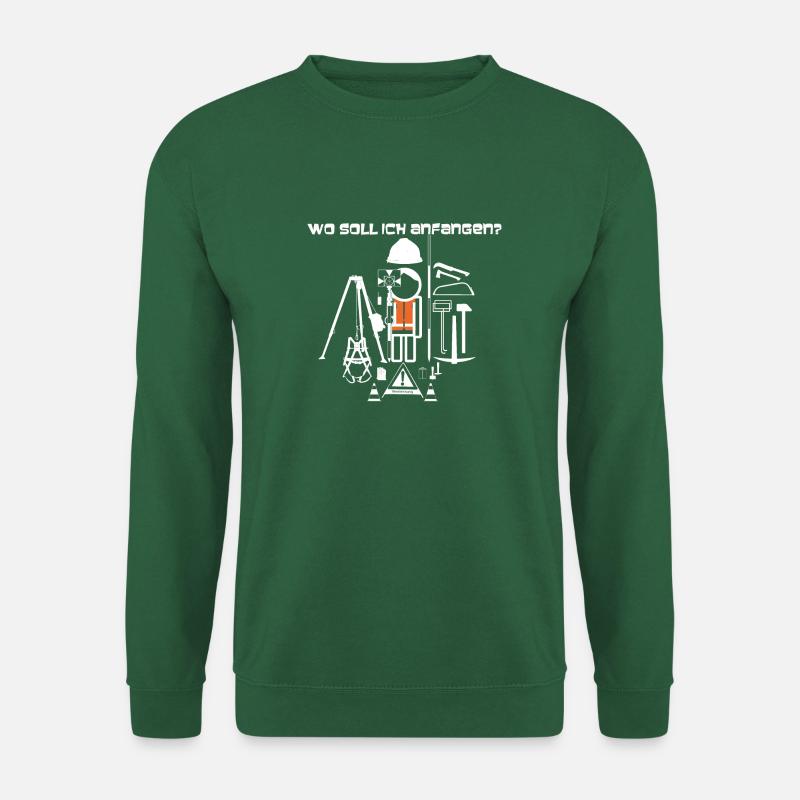 Vermesser Alleskönner - Unisex Pullover - Grün