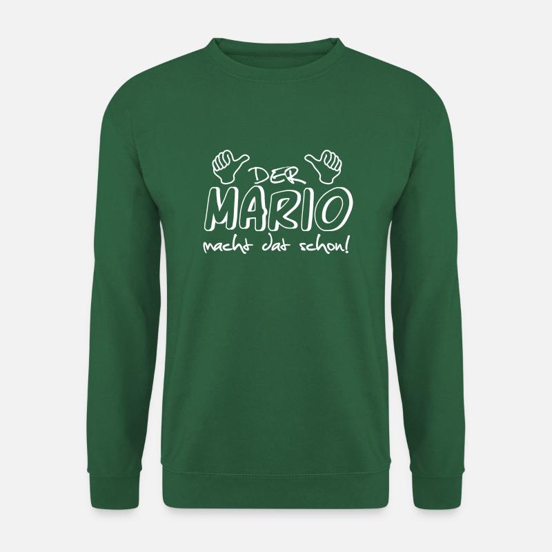 mario - Unisex Pullover - Grün