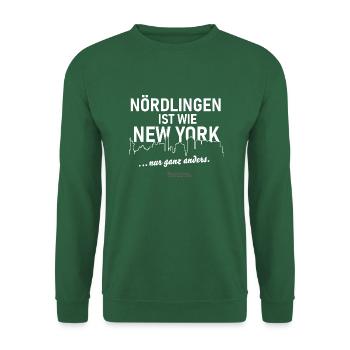 Nördlingen ist wie New York - Unisex Pullover - Grün - Vorne
