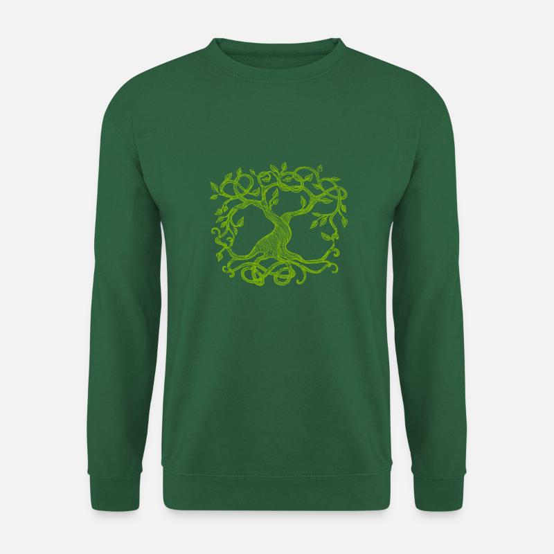 Keltischer Baum, grün - Unisex Pullover - Grün