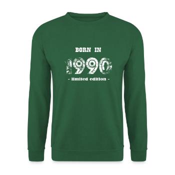 NÉ EN 1990 - édition limitée - Sweat-shirt Unisexe - vert foncé - Devant