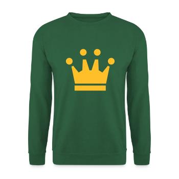 Crown Winner King Queen Princess - Sweat-shirt Unisexe - vert foncé - Devant