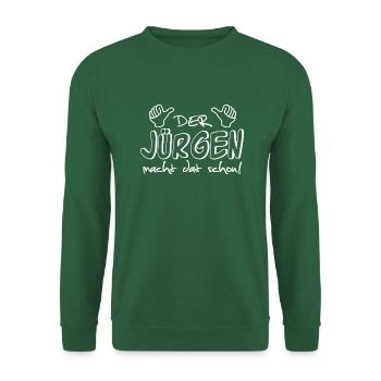 jürgen - Unisex Pullover - Grün - Vorne