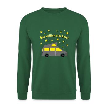 one million star hotel - Unisex Pullover - Grün - Vorne