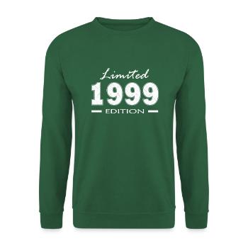 MADE IN 1999 Geburtstagsgeschenk 24 Jahre - Unisex Pullover - Grün - Vorne