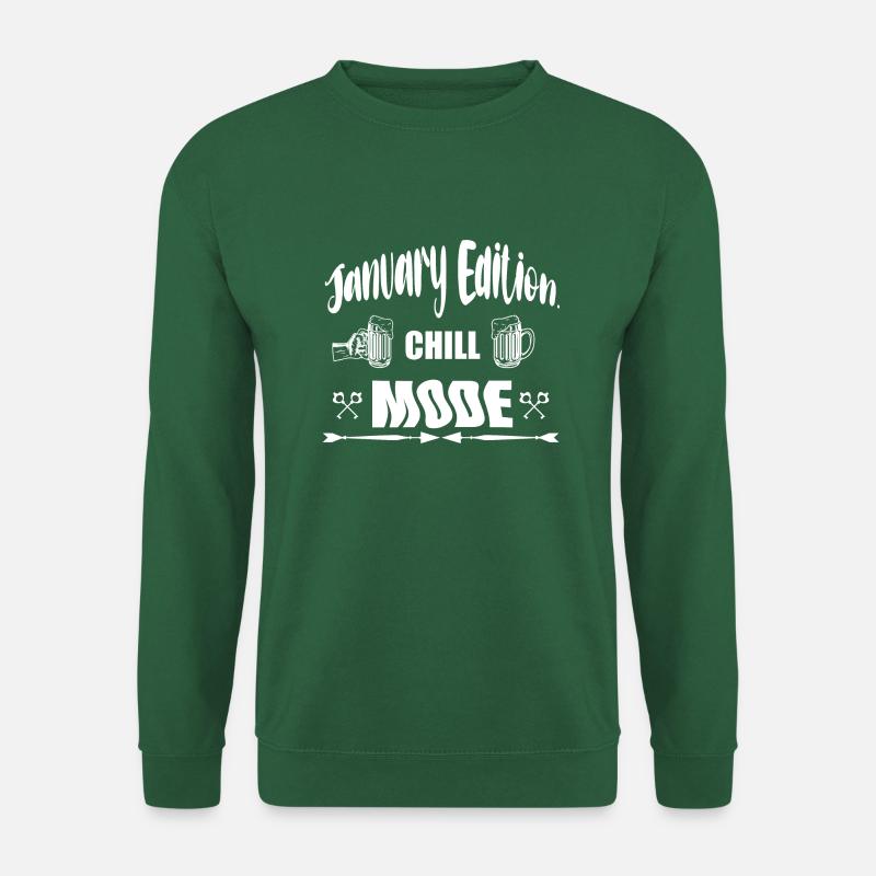 Chill-Modus der Januar-Ausgabe - Unisex Pullover - Grün
