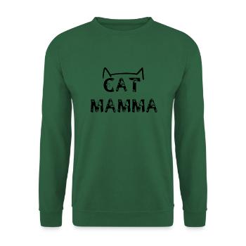 Chat Maman Maman Chat - Sweat-shirt Unisexe - vert foncé - Devant