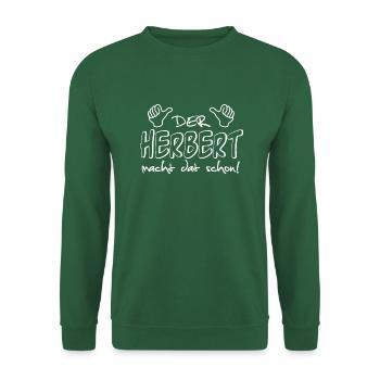 herbert - Unisex Pullover - Grün - Vorne