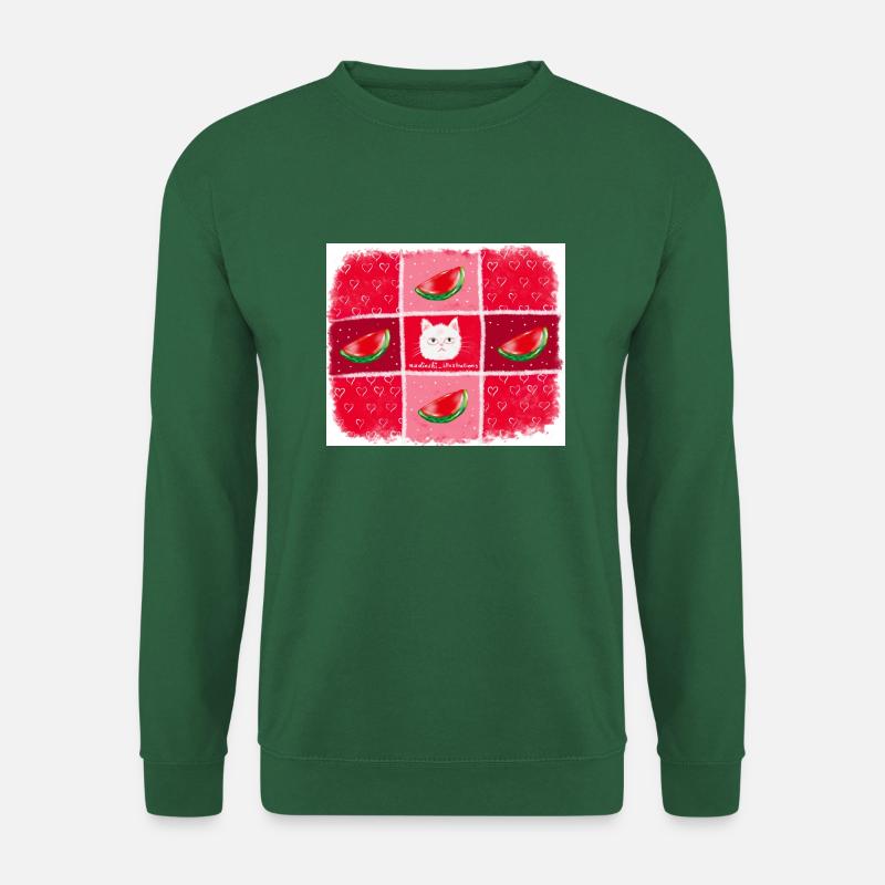 Summer fruit watermelon - Unisex Sweatshirt - green