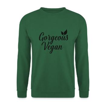 Gorgeous vegan - Unisex Pullover - Grün - Vorne