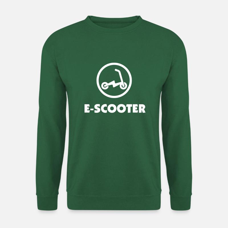 E-Scooter E-Roller Scooter - Sweat-shirt Unisexe - vert foncé
