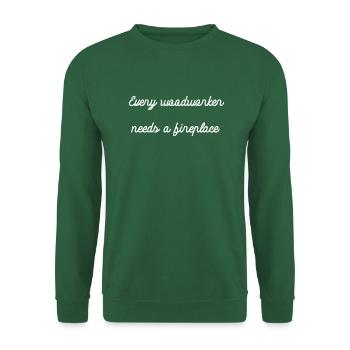 Funny quote Lumber Job Tools Forestry Felling - Unisex Sweatshirt - green - Front