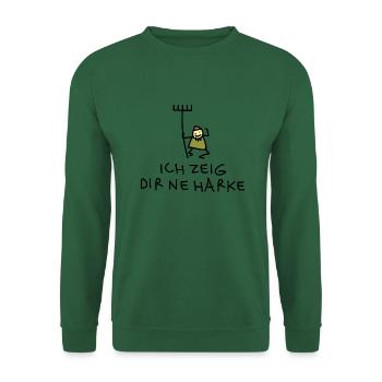 Bauer Rebell - Unisex Pullover - Grün - Vorne