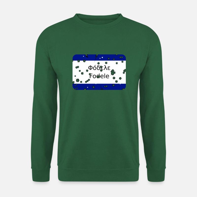 mg kriti ortsschild fodele - Unisex Pullover - Grün