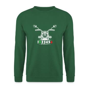 Italian motorcycle - Unisex Sweatshirt - green - Front